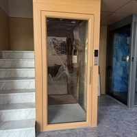 Porte d'entrée manuelle en or brossé pour villa privée, anti-rouille et résistante à l'usure, ouverture fluide, fabrication soignée