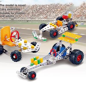 Juguete educativo 3 en 1 DIY ensamblar modelo de vehículo, coche de <span class=keywords><strong>Metal</strong></span> de construcción de 291 piezas - Product Image 2