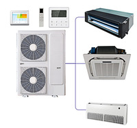 Transporteur 220V 60HZ double 2 3 4 zones tonne HP Multi Split Type unité de système AC central VRF VRV onduleur climatiseur HVAC