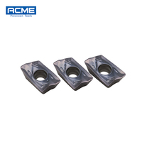 Plaquettes d'usinage carrées indexables en carbure ACME R390-11T308, revêtement PVD, lame de coupe haute précision, insert de fraisage de face, outil de tournage OEM