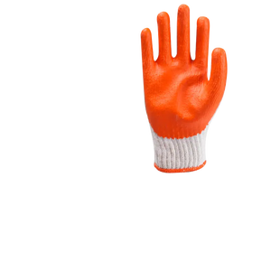 Latex Orange Coated Work <b>Gloves</b> with Grip, Seamless <b>Knit</b> Nylon Work <b>Gloves</b> Men Suitable for Daily Construction Work - Product Image 5