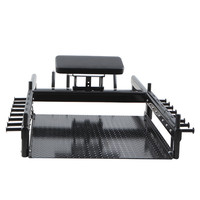 Support de presse de banc à squat en acier multifonctionnel commercial réglable Gym Hip Thrust Machine Hip Bridge Trainer pour la musculation