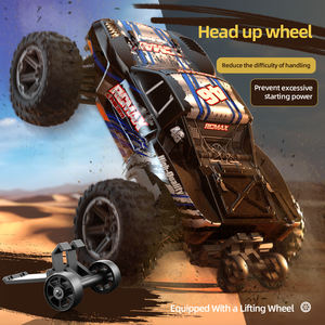 Coche RC con Barra de Ruedas y Faros LED, Escala 1:14, Monster Truck 4x4 con Motor de Escobillas, Control Sincrónico a Escala Completa, Control Remoto de 2.4G, Carrocería de Alta Elasticidad - Product Image 4