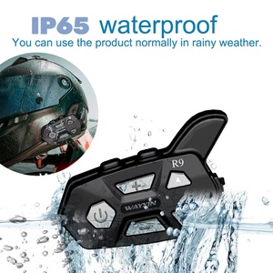 Intercomunicador BT para casco de motocicleta, modelo R9, 1500m, para 6 conductores - Product Image 6