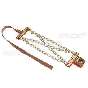 Cadenas de Nieve Universales de Acero para Ruedas de Camiones y Automóviles, Cinturón Antideslizante para Invierno, Cadenas para Ruedas de Vehículos SUV, Seguridad en Carreteras de Barro - Product Image 4
