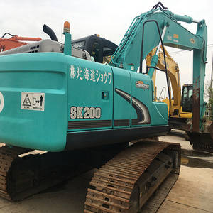 Excavadora hidráulica de cadenas usada Kobelco SK200-12 de 20 toneladas, modelo sk200-8, con piezas OEM, motor Hino Euro V para construcción. - Product Image 5