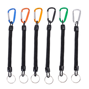 Cordon de sécurité télescopique pour ligne de pêche, taille moyenne, protection de canne à pêche, outil de pêche à la ligne, type ligne téléphonique, durable, pour eau douce - Product Image 1