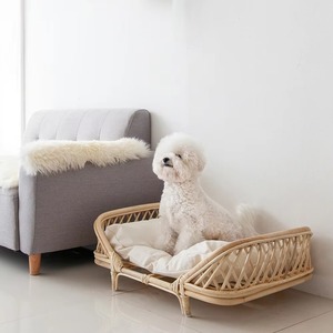Hovicaed Luxury <span class=keywords><strong>CAT</strong></span> Pet Dog bed made natural de alta calidad muebles de madera de ratán cama para mascotas <span class=keywords><strong>Amazon</strong></span> mejor opción - Product Image 6