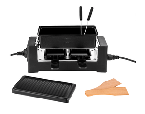 Mini <span class=keywords><strong>raclette</strong></span> électrique avec plaque antiadhésive détachable pierre connectable <span class=keywords><strong>pour</strong></span> <span class=keywords><strong>2</strong></span> <span class=keywords><strong>personnes</strong></span> <span class=keywords><strong>pour</strong></span> usage domestique ou hôtelier - Product Image 3
