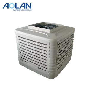OEM up discharge wall mounted desert air cooler industrial air cooler 18000cmh Evaporative Air Conditioner
