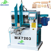 WELLMAX MX7203 Arbre unique Copie Shaper Simple Routeur Carver pour les machines à bois Copie Outil de sculpture