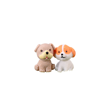 Bonne qualité Chunjun <span class=keywords><strong>Mini</strong></span> mignon paysage résine Simulation dessin animé bricolage chien décoration accessoires - Product Image 2