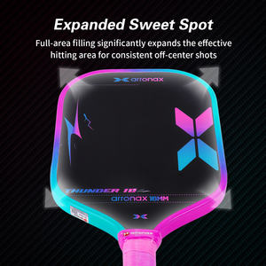 Raquette de pickleball Arronax T700 en fibre de carbone avec noyau EPP+EVA pour une consistance ultime de la rotation - Product Image 3