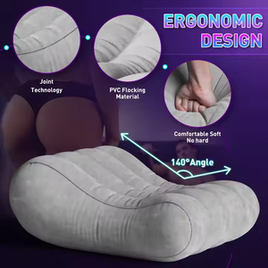 <strong>Air</strong> Inflatable <strong>Sofa</strong> <strong>Bed</strong> Chair for Outdoor Camping &amp; Bedroom Use Reclining &amp; Foldable Relaxation Tool for <strong>Sofa</strong> <strong>Bed</strong> - Product Image 5