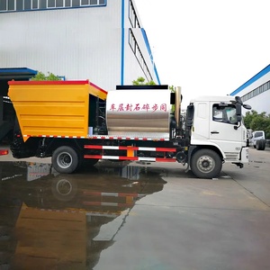 Factory Direct Sale Shacman Delong 4X2 6000L Asphalt 8000L <b>Stone</b> Synchronous Chip Seal Gravel Spreader Truck - Product Image 1