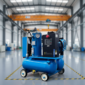 Compressore d'Aria Portatile a Vite Rotativa <span class=keywords><strong>2</strong></span>.<span class=keywords><strong>2</strong></span>-7.5kW 6-8bar 1m/min, Bassa Rumorosità, Maggiore Potenza, Migliori Prestazioni - Product Image 1