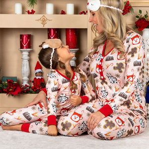 Family Woman <strong>Christmas</strong> <strong>Pajamas</strong> <strong>Maternity</strong> Family Matching <strong>Christmas</strong> Outfits Bamboo Mom <strong>Pajamas</strong> and Kids <strong>Pajama</strong> Set - Product Image 3