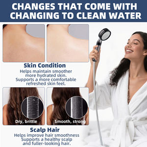 Testa doccia palmare ad alta pressione a pioggia con filtro <span class=keywords><strong>per</strong></span> il risparmio idrico <span class=keywords><strong>per</strong></span> il <span class=keywords><strong>bagno</strong></span> accessori <span class=keywords><strong>per</strong></span> il rubinetto - Product Image 4