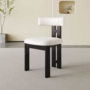 Silla de Comedor de Madera Estilo Francés Vintage, Diseño Retro Pastoral con Patrón Desgastado, Lujo Ligero para <span class=keywords><strong>Sala</strong></span> de Estar L058 - Product Image 5