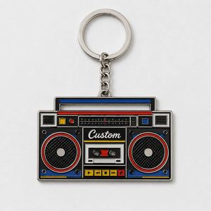 Porte-clés personnalisés en gros de haute qualité, style rétro, hip-hop, pendentifs, chaînes, design vintage urbain, tendance, pour fans - Product Image 2