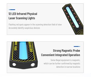 เครื่องตรวจจับสัญญาณไร้สายแบบพกพา S699 ป้องกันการแอบสอดแนม ตรวจจับ GPS ชิป AI อัจฉริยะ ป้องกันการรบกวนสัญญาณ Wifi GSM กล้องสpy  ค้นหาสัญญาณจิ๋ว - Product Image 4