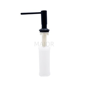 Dispenser di Sapone Liquido Personalizzato <span class=keywords><strong>per</strong></span> Lavello da Cucina con Testa della Pompa in Ottone, Dispenser Integrato <span class=keywords><strong>per</strong></span> <span class=keywords><strong>Detersivo</strong></span> <span class=keywords><strong>Piatti</strong></span> - Product Image 1