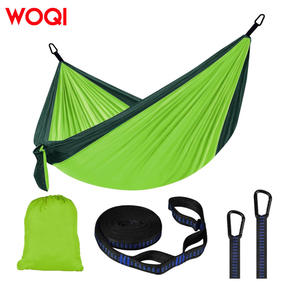 เปลญวนแคมป์ปิ้ง Woqi แบบคู่ ขนาด 118 นิ้ว x 78 นิ้ว ทำจากไนลอน น้ำหนักเบา สำหรับเดินทางท่องเที่ยวกลางแจ้งและชายหาด - Product Image 3