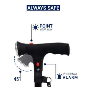 2018 migliore vendita a buon mercato ningbo Pieghevole Regolabile Campbell Postura Pieghevole 360 di Trazione Punta A Mano <span class=keywords><strong>stampelle</strong></span> <span class=keywords><strong>prezzo</strong></span> - Product Image 5