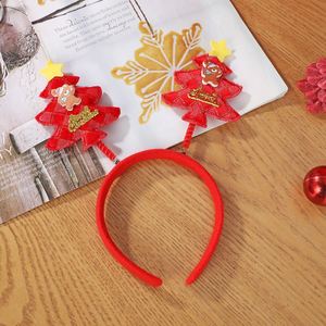 Serre-tête de Noël pour enfants avec boucle, design printanier, personnalisable, décorations de fête tendance - Product Image 3