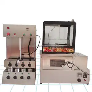 Fabricant de cône de Pizza en acier inoxydable, prix d'usine, Machine de moulage de cône de Pizza, coupe-pâte de cône de Pizza, four de cuisson