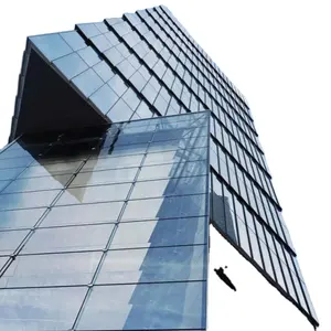 Aluminum Glass Stick Built Frame Curtain Wall Unitized Facade System Curtain wall