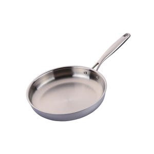 <span class=keywords><strong>Wok</strong></span> antiadhésif en acier inoxydable 304 de 28 cm pour la cuisine à domicile, petit-déjeuner, crêpes, œufs frits, steaks, repas rapides et faciles, gaz, induction - Product Image 2