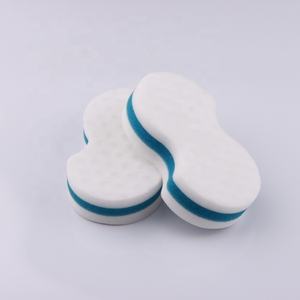Utensilien Reinigungs produkt Composite heiß gepressten Melamin Schwamm mit <span class=keywords><strong>Pu</strong></span> Schwamm See schwamm großes Küchen zubehör - Product Image 5