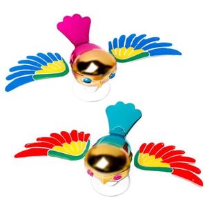 Adorno Creativo para Coche con Forma de Pájaro Volador Impulsado por el Viento, Figura con Alas Simuladas, Soporte Adhesivo para Motocicleta, No Requiere Energía, Regalo Silencioso - Product Image 4