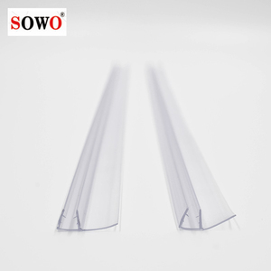 F-Shape Frameless Modern Shower <strong>Door</strong> Seal <strong>Strip</strong> H04-304AA Waterproof PVC for Shower Room Glass <strong>Door</strong> - Product Image 4
