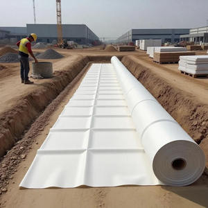 Géotextile en filament non tissé PET haute résistance à la traction 350 g/m² pour la construction routière et ferroviaire - Product Image 6