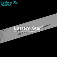 ES-3105 (2 adet, 6LEDs) LB-PF3030-CJ323X6DT30-H 32DT302X6 LED arka ışık kullanımı için 32 ''sonraki YE-32017 LED TV arka ışık şeridi