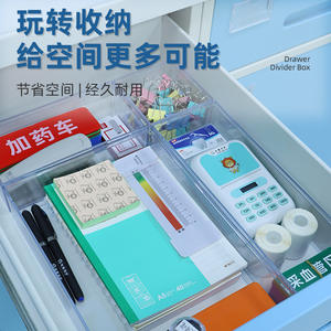 Organizadores de Cajones con Almacenamiento Integrado, Divisores para Gabinetes de Estación de Enfermería, para Oficinas de Personal Médico, Organización de Artículos de Escritorio - Product Image 3