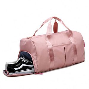 Nuevas Bolsas de Viaje Personalizadas para Gimnasio, Bolsa Impermeable Rosa para Hombre y Mujer, Equipaje de Viaje, Bolsa Deportiva - Product Image 6