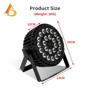Luces LED Par Planas de Alta Calidad, 24 Unidades, 10w 15w 18w, RGBW y RGBWA UV - Product Image 3