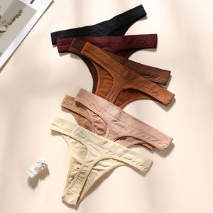 女性用パンティー,高弾性軽量低ウエストアイスシルク柔らかさGストリングトングシームレスな女性用下着 - Product Image 6