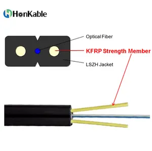Fil aramide, tige ARP, élément de résistance KFRP pour câbles à Fiber optique, approvisionnement d'usine