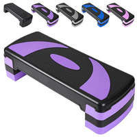 Plataforma de Paso Aeróbico Ajustable para Gimnasio, Equipo de Entrenamiento Comercial para Fitness