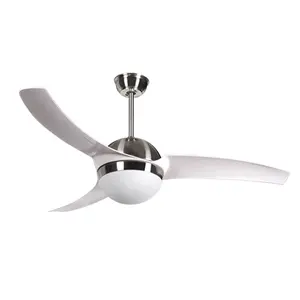 Interior Design Manufacturers Energy Saving 110v Wifi Home Decor E27/LED Light Nordic Electric Ceiling Fan With Light