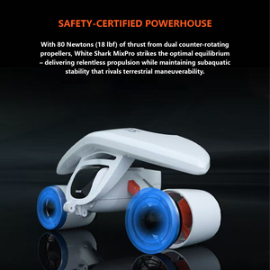 <span class=keywords><strong>Scooter</strong></span> <span class=keywords><strong>sous</strong></span>-<span class=keywords><strong>marin</strong></span> portable Original Sublue WhiteShark Mix pour la plongée, le snorkeling, avec support GoPro, jouet aquatique pour enfants et adultes - Product Image 3