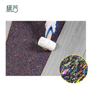 <span class=keywords><strong>Suelo</strong></span> de goma con aislamiento acústico de alta resistencia, revestimiento acústico para suelos de madera dura - Product Image 5