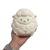 Vente en gros de jouets squishy animaux mignons, doux, géants, à remontée lente, anti-stress, en TPR, mouton réaliste, boîte mystère promotionnelle