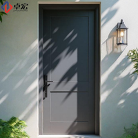 Fabricant de portes en acier, porte en métal sur mesure pour l'intérieur et l'extérieur, pour usage résidentiel et commercial