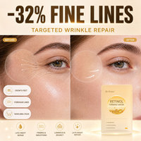 Masque facial au rétinol hydratant raffermissant lissant les ridules soin de la peau professionnel pour salon de beauté