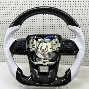 Volante Universal Completo para Toyota Corolla Camry Land 79 LC100 LC79 LC80 76 LC71 LC70, Volante <span class=keywords><strong>de</strong></span> Cuero Blanco para Automóvil - Product Image 6
